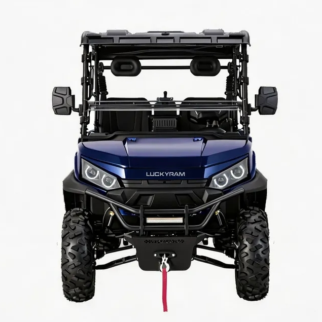 4WD الیکٹرک رینچ UTV فارم 73.6V 150Ah کنٹرولر 20KW چوٹی