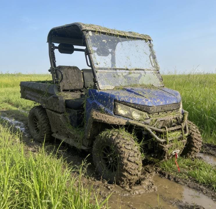 73.6V 4WD آف روڈ UTV EPS اسٹیئرنگ 20KW چوٹی پاور 80-100km