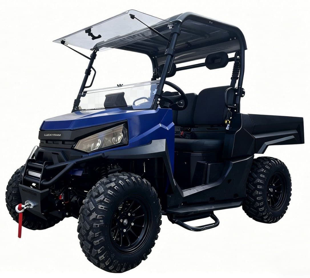 پراپرٹی کی دیکھ بھال کے لیے 73.6V الیکٹرک UTV 10KW AC موٹر 80-100km رینج